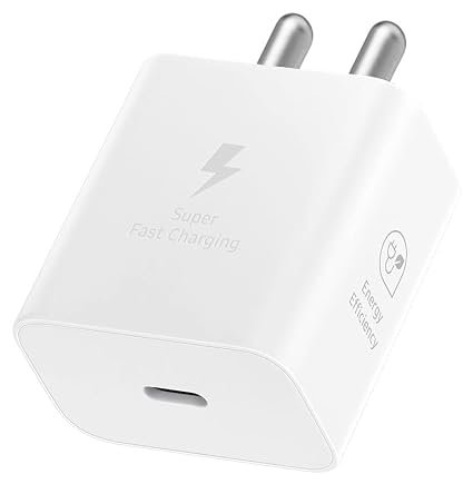 Type C 25W Dork Compatible with Samsung Galaxy S-Series , A- Series , F Series , M- Series,